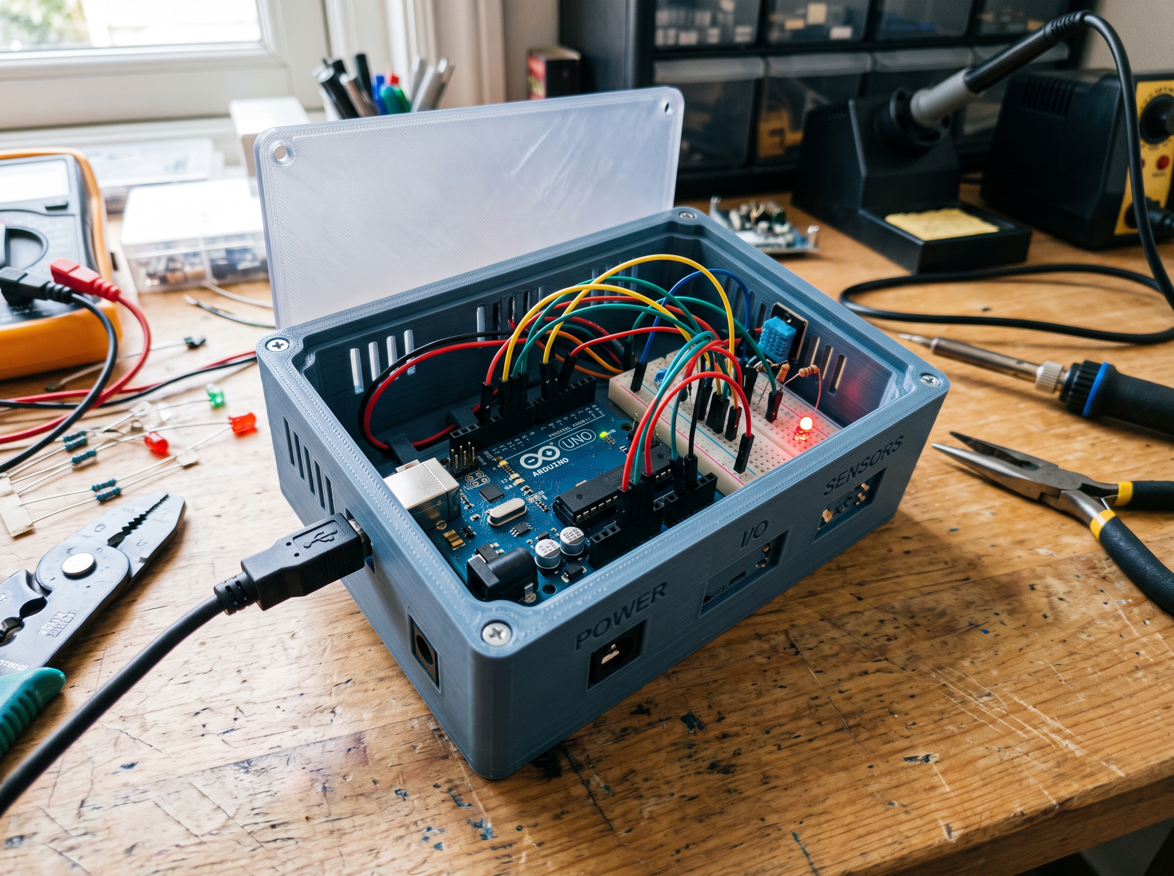 Obudowa do elektroniki wydrukowana w 3D